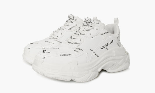 Balenciaga Triple S "All Over Logo White Black" - 536737W2FA19010 | Grailshop