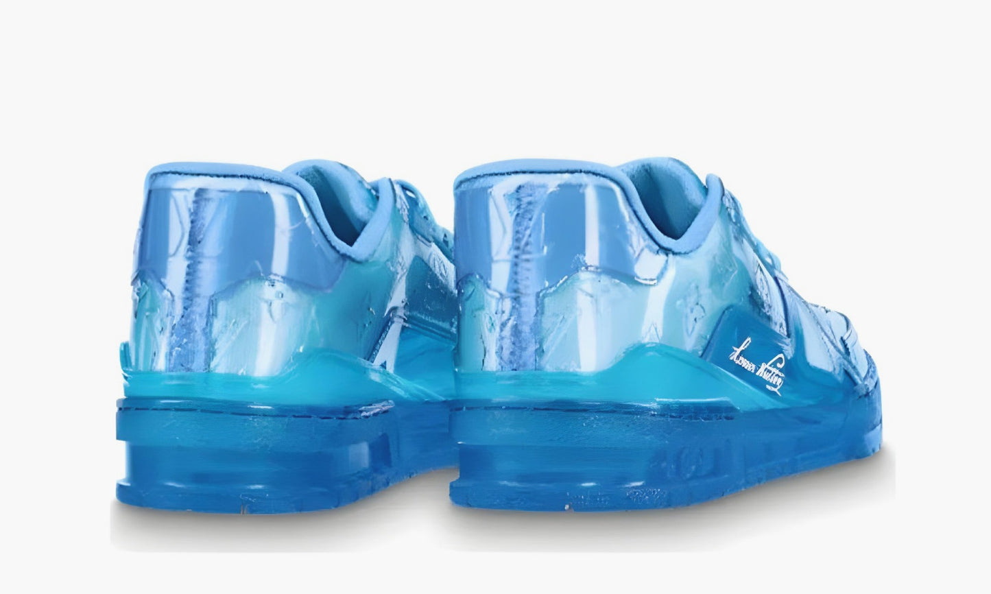 Louis Vuitton Trainer Sneaker Pvc "Blue" - 1A8KK4 | Grailshop