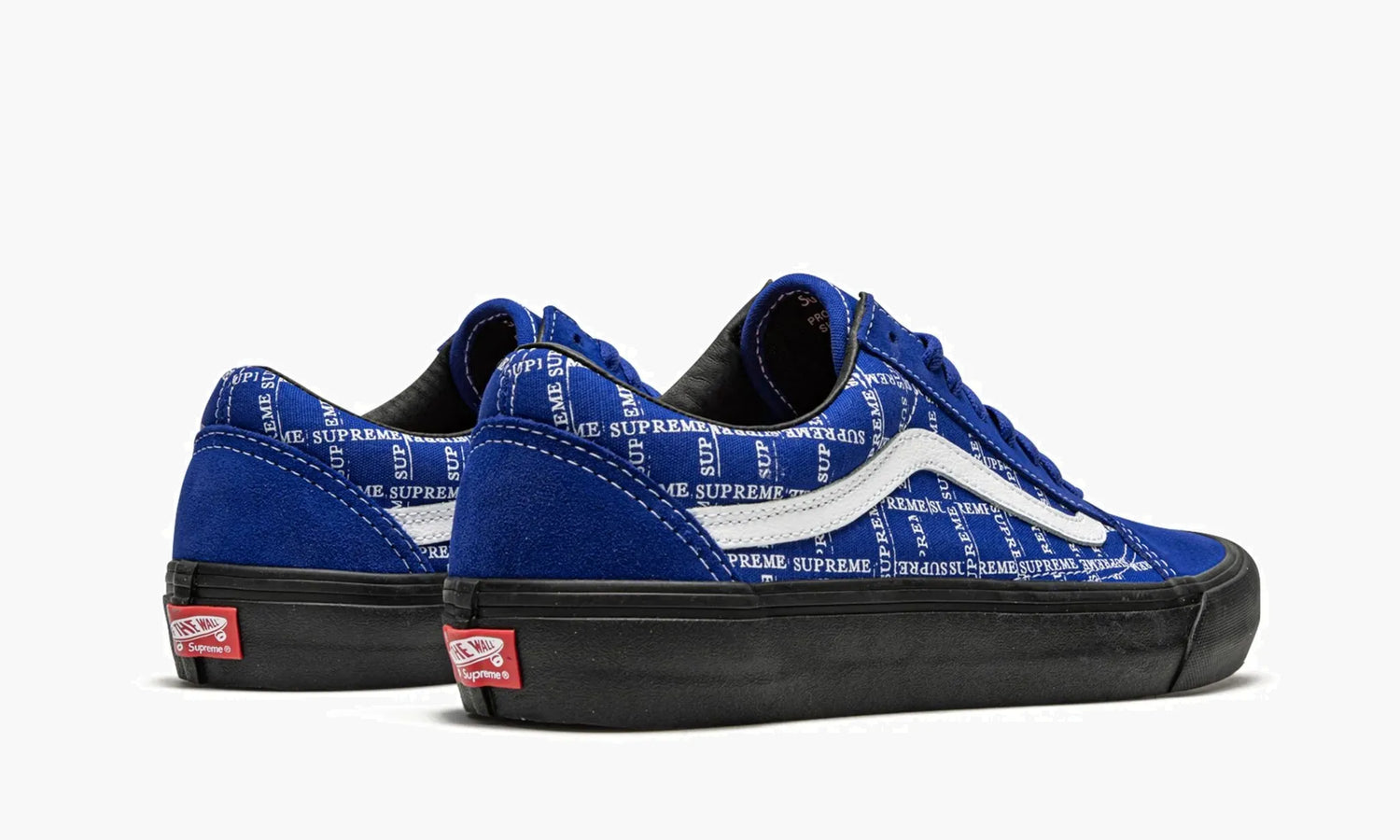 Vans Old Skool Pro "Supreme - Grid Logo - Blue" - VN0A45JC2YX | Grailshop