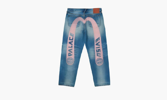 PALACE X Evisu Classic Logo Jeans "Mid Wash" - P21EVD003 | Grailshop