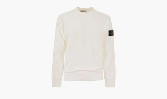 Stone Island Cotton Crew-neck Sweatshirt "White" - 801566060-V0001 | Grailshop