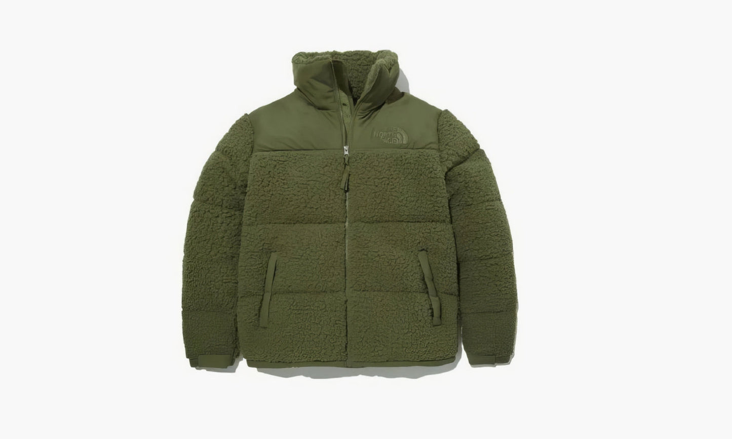 The North Face Sherpa Nuptse Jacket Logo 'green" - NJ1DN61C | Grailshop