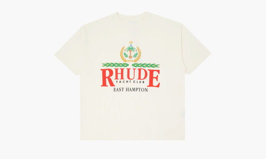 RHUDE East Hampton Crest Tee "Vintage White" - SS24TT05012611 | Grailshop