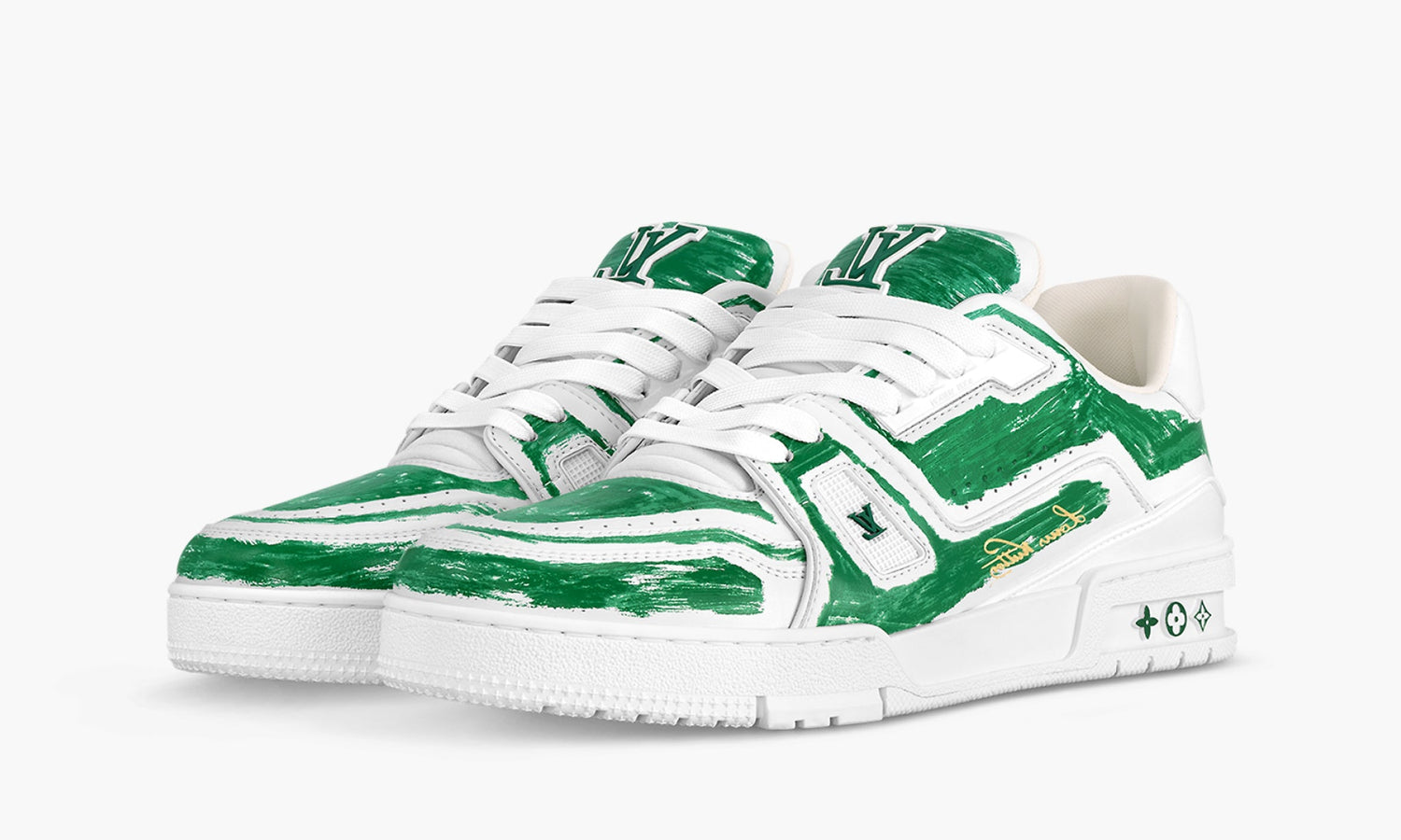 Louis Vuitton Trainer Sneaker "Green" - 1ABLX1 | Grailshop