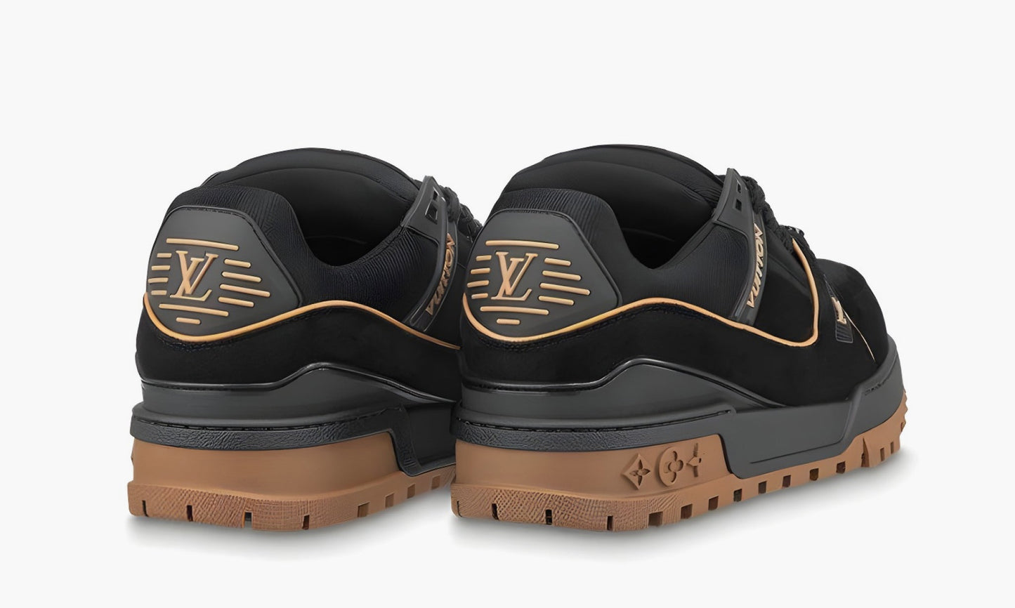 Louis Vuitton Trainer Maxi "Black Brown" - 1ABM30 | Grailshop