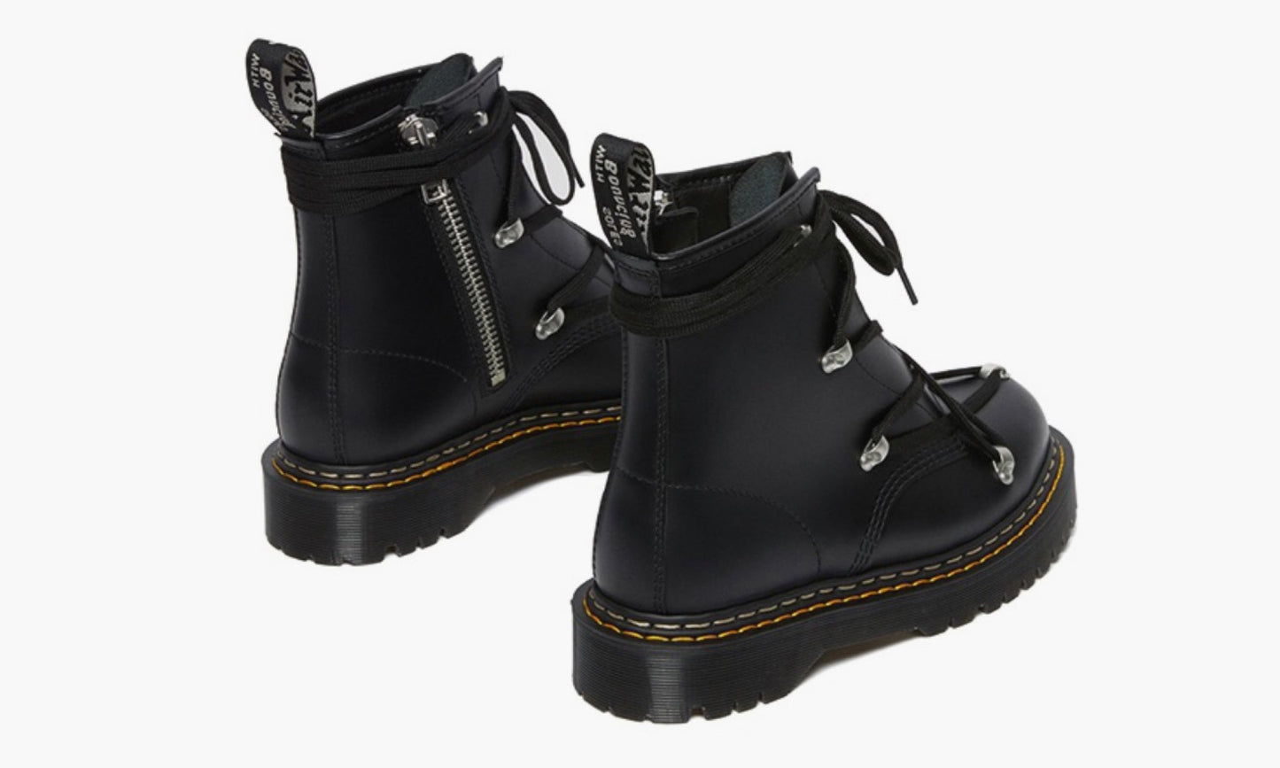 Rick Owens X Dr. Martens 1460 Bex Leather Boot "Black" - 27019001 | Grailshop