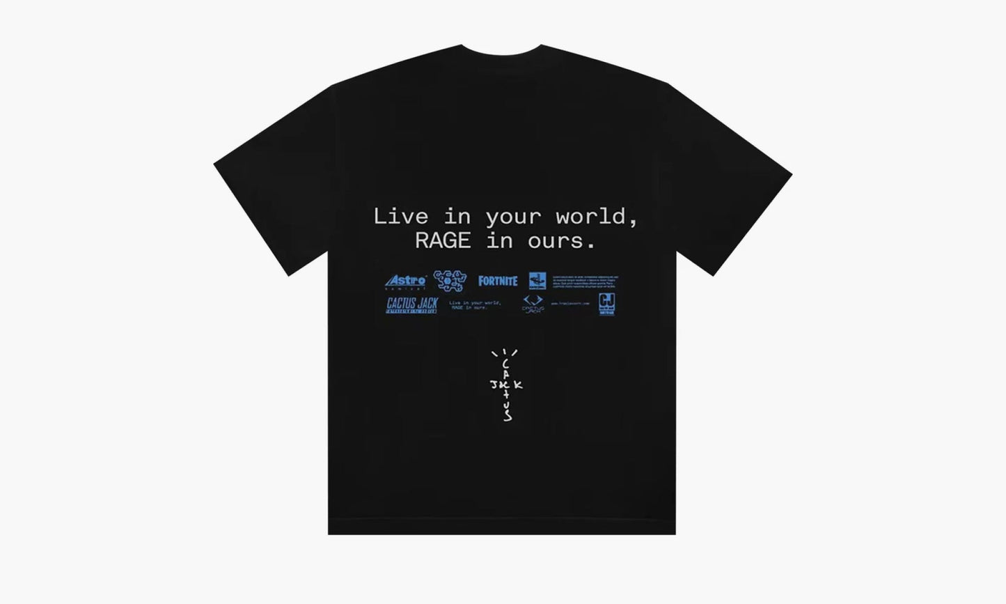 Cactus Jack by Travis Scott The Scotts World T-Shirt 'Black' - CJFN SS04 BLAC | Grailshop