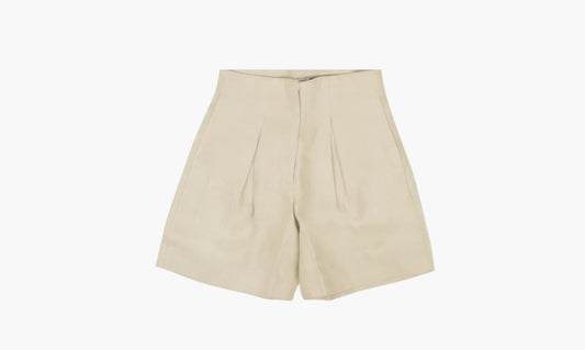 RHUDE Pleated Shorts "Natural" - SS22SH00319302 | Grailshop