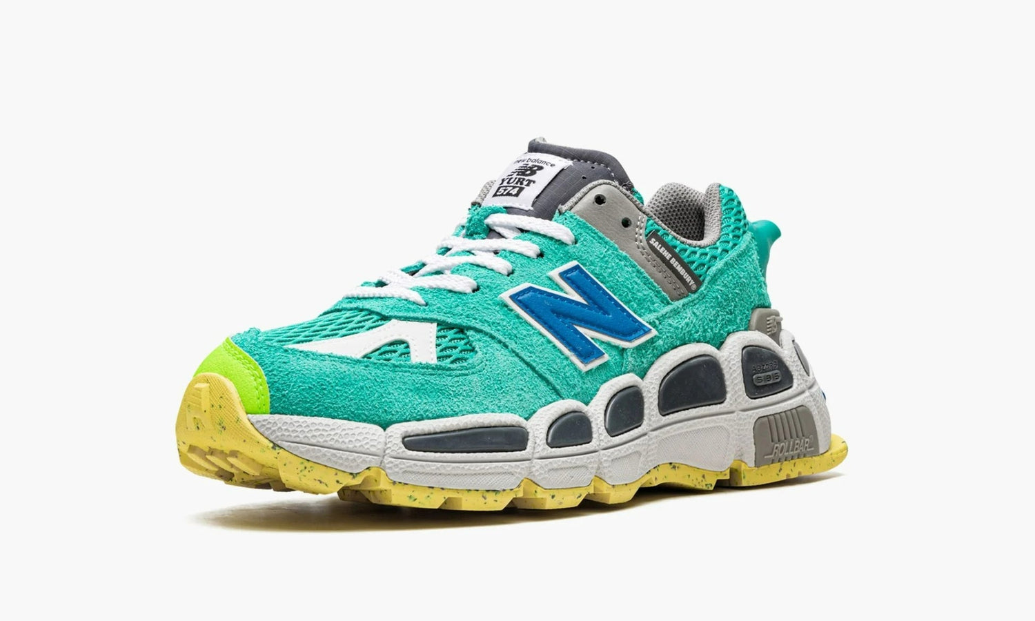 New Balance 574 YURT "Salehe Bembury - Universal Communication Emerald Sky" - MS574YSD | Grailshop