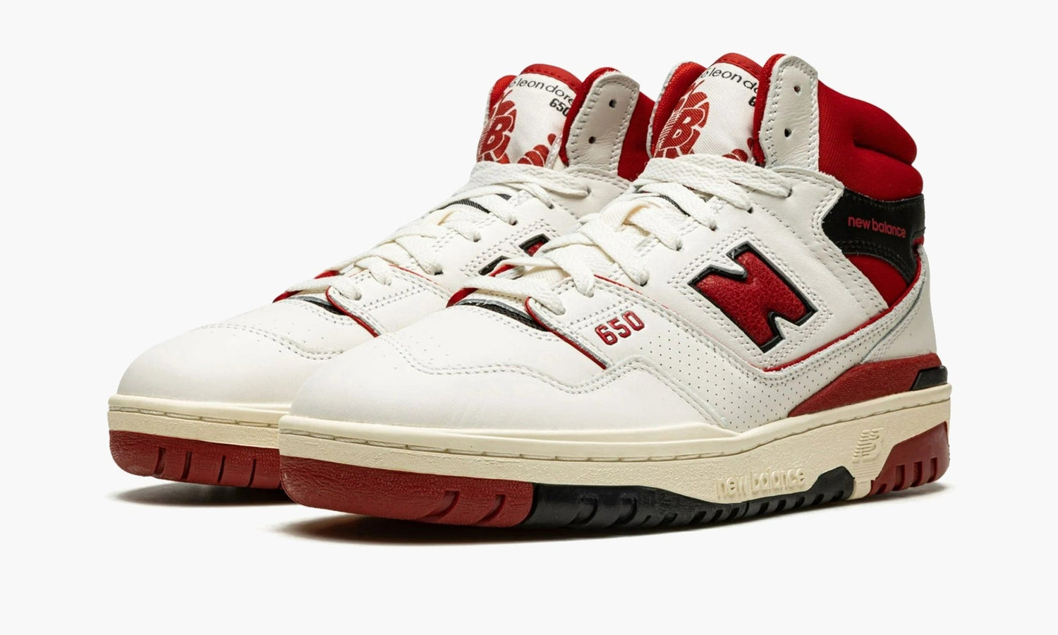 New Balance 650R "Aime Leon Dore - White Red" - BB650RE1 | Grailshop