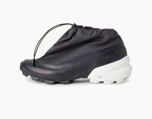 "Cross Low Drawstring Black"