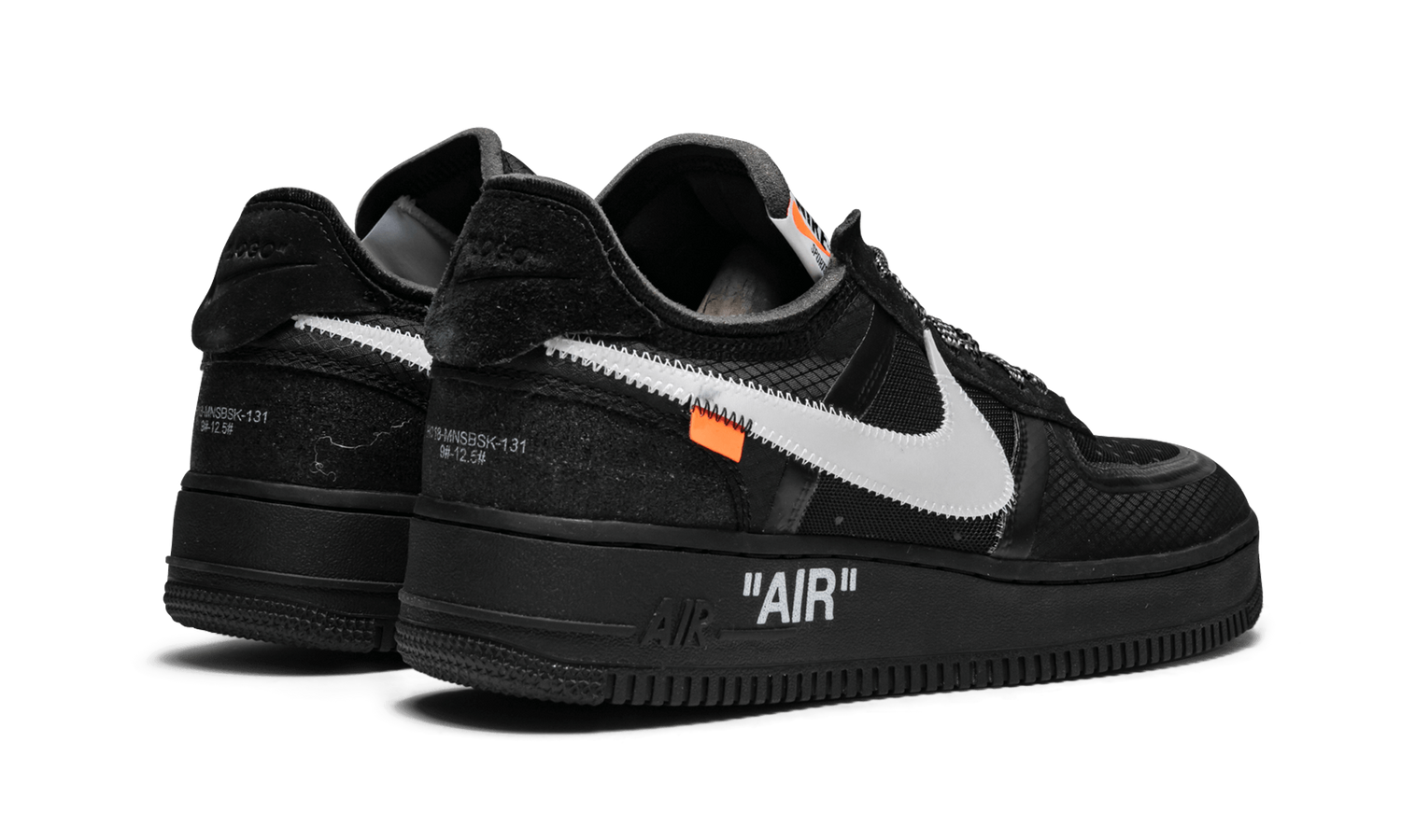 Air force 1 off white low black hotsell