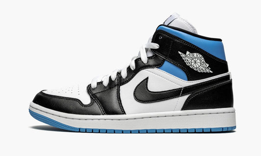 Air Jordan 1 Mid WMNS "Black / White / University Blue" - BQ6472 102 | Grailshop