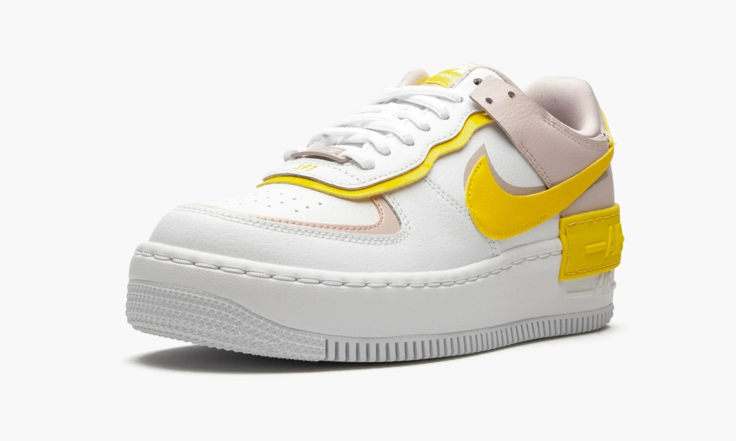 Force 1 Low Shadow WMNS “White Barely Rose Speed Yellow”