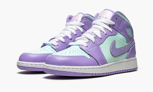 Air Jordan 1 Mid GS "Aqua blue" - 554725 500 | Grailshop