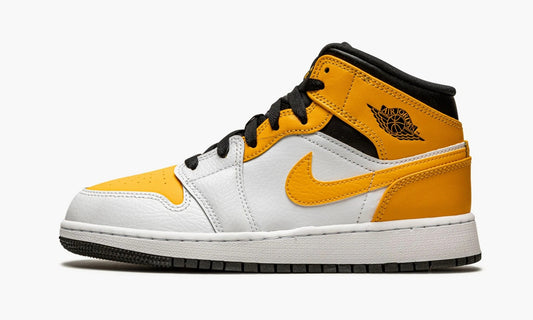Air Jordan 1 Mid GS "White / University Gold" - 554725 170 | Grailshop