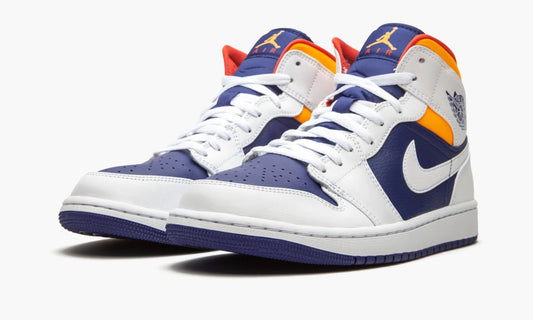 Air Jordan 1 Mid "Royal Blue / Laser Orange"