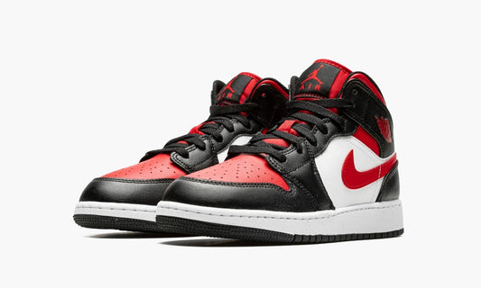 Air Jordan 1 Mid GS "Black Fire Red" - 554725 079 | Grailshop