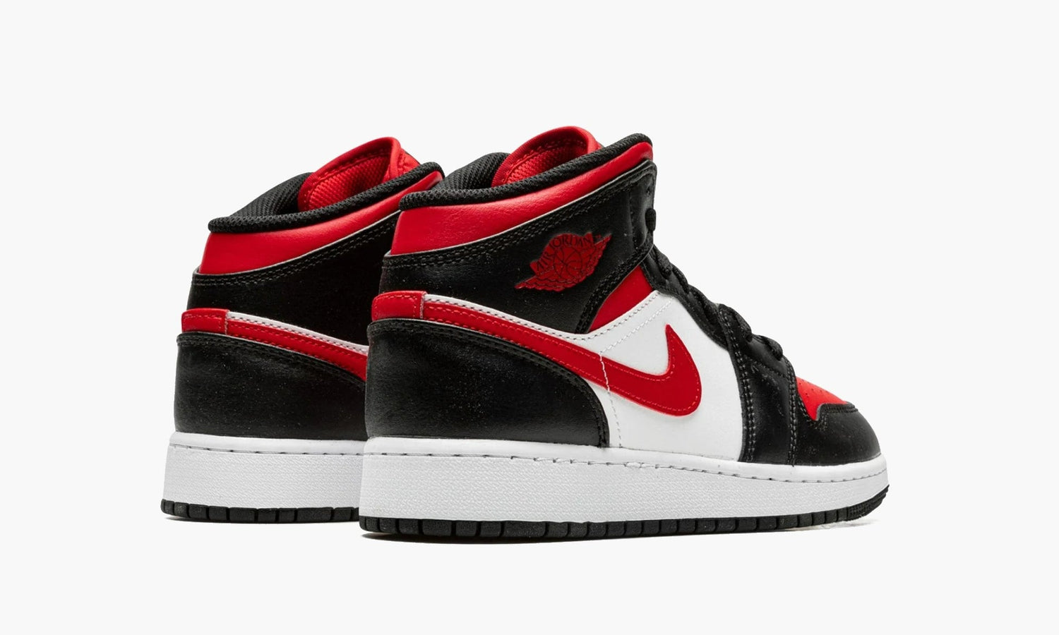 Air Jordan 1 Mid GS "Black Fire Red" - 554725 079 | Grailshop