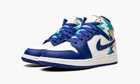 Air Jordan 1 Mid GS "Geometric Print" - 555112 105 | Grailshop