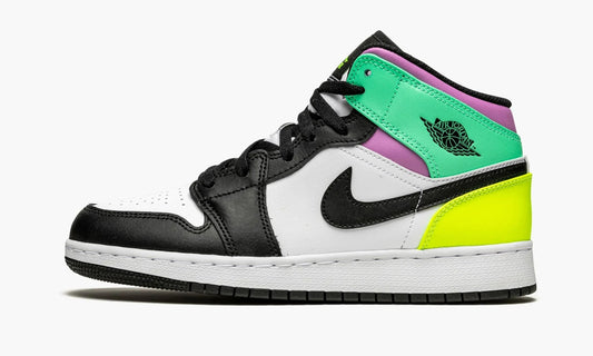 Air Jordan 1 Mid GS "Pastel Black Toe" - 554725 175 | Grailshop