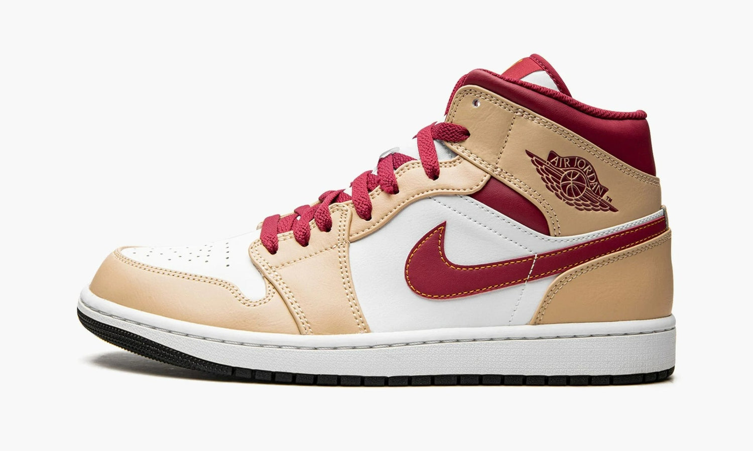 Air Jordan 1 Mid "Light Curry Cardinal" - 554724 201 | Grailshop