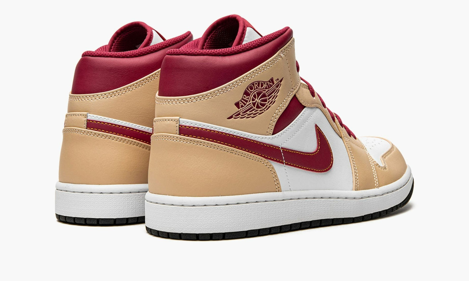 Air Jordan 1 Mid "Light Curry Cardinal" - 554724 201 | Grailshop