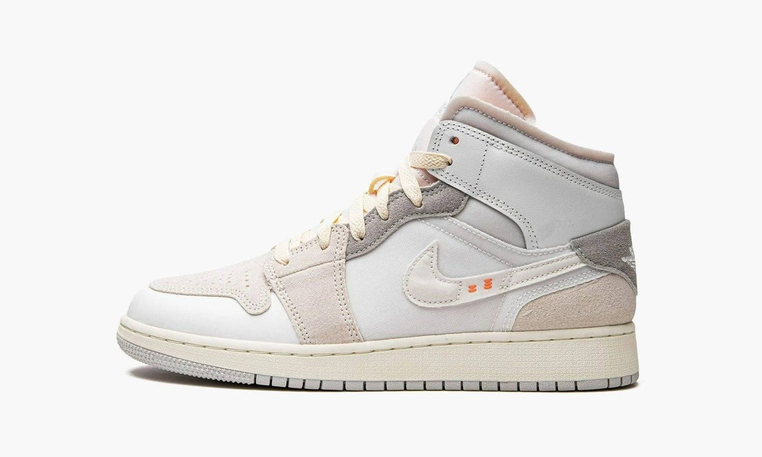 Air Jordan 1 Mid SE GS "Craft Inside Out White Grey" - DQ3726 100 | Grailshop