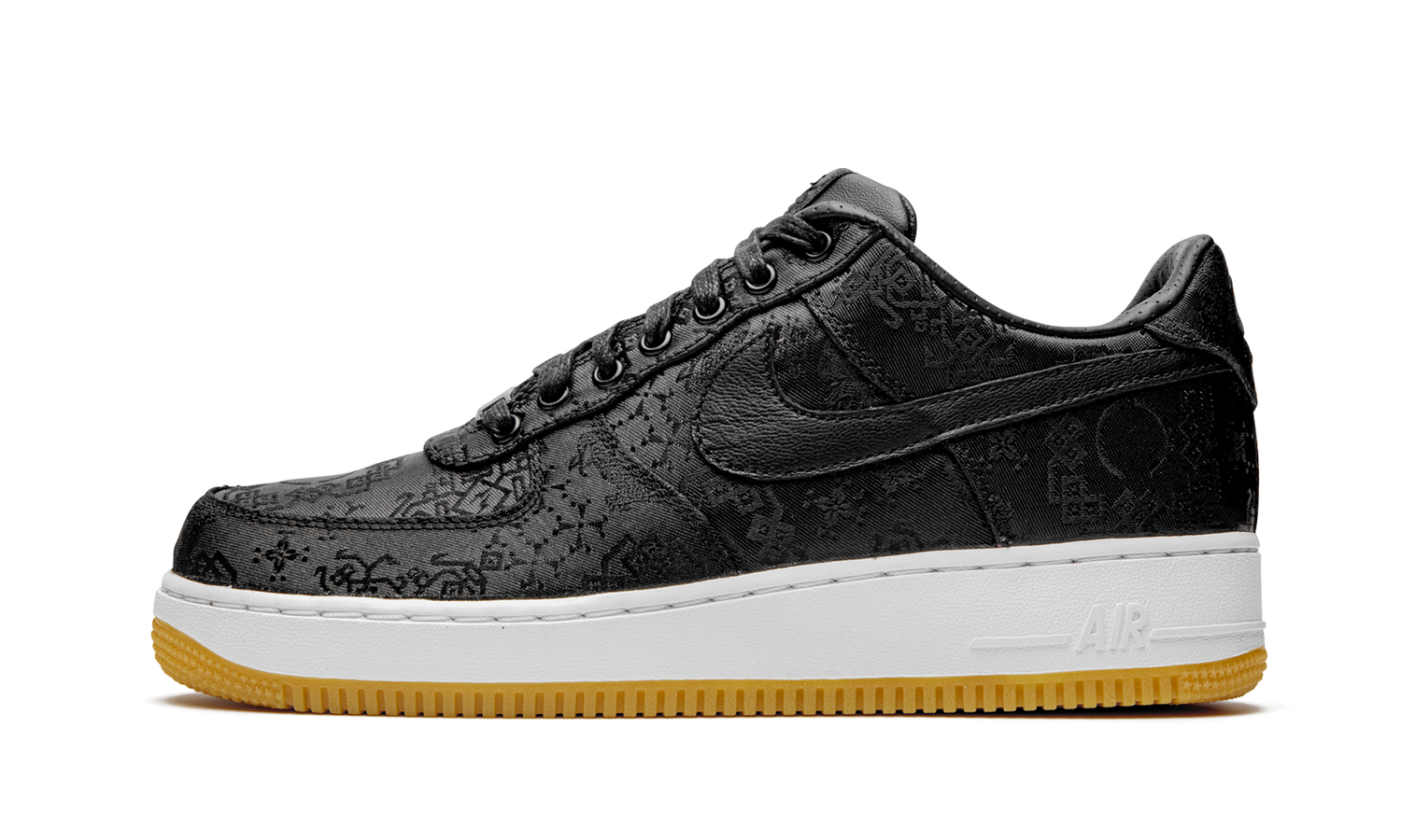 Air Force 1 07 Clot x Fragment Black Silk CZ3986 001 Grailshop
