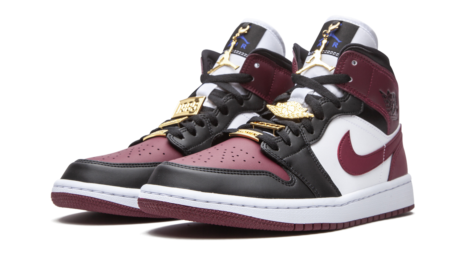 Air jordan top 1 mid maroon