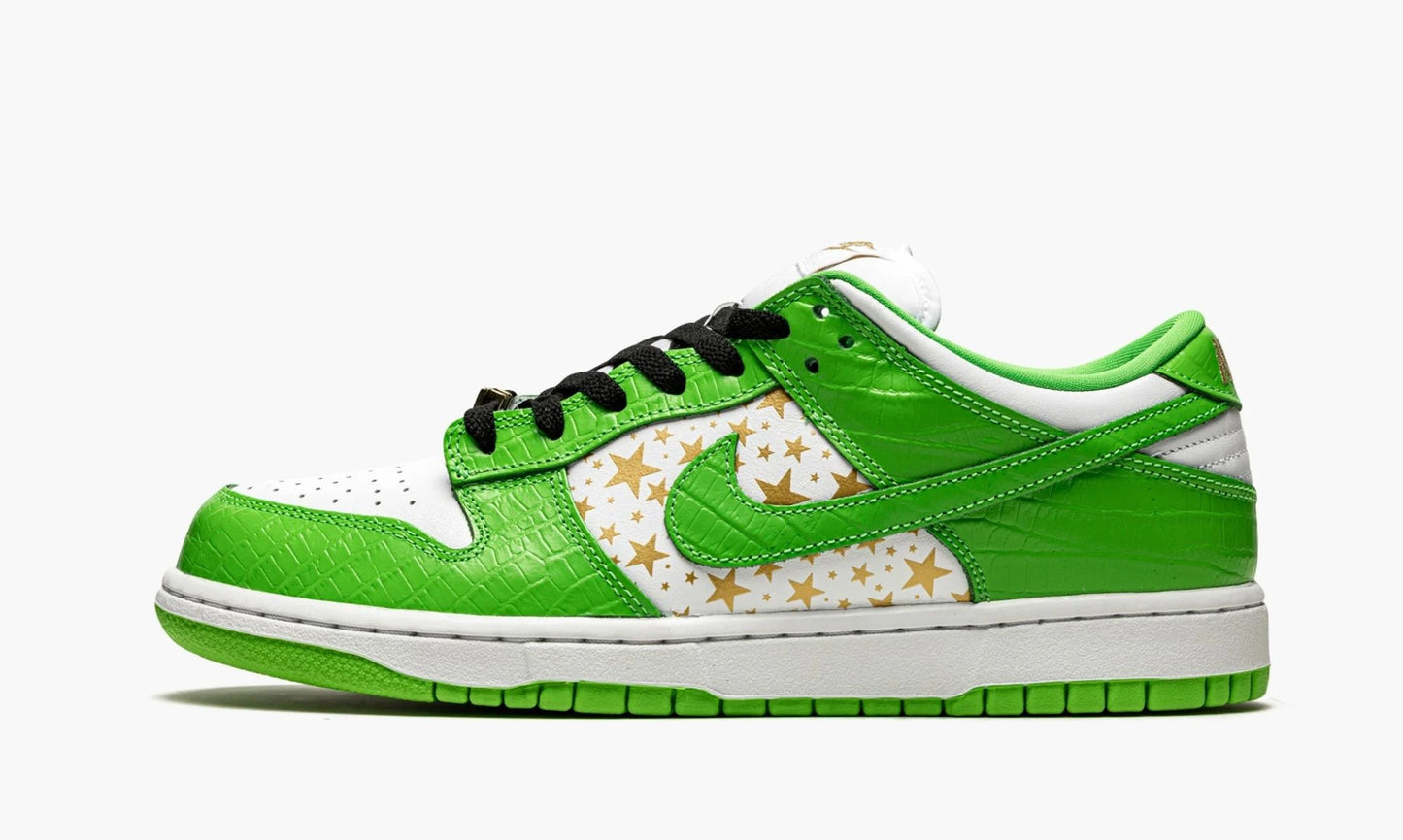 Dunk SB Low "Supreme - Stars - Mean Green"