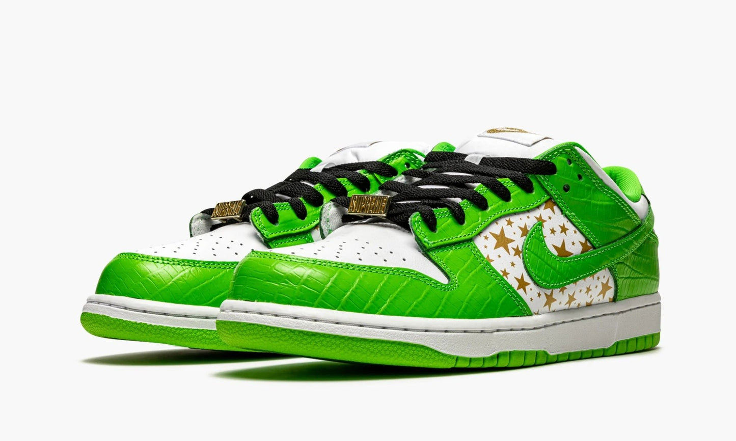 Dunk SB Low "Supreme - Stars - Mean Green"