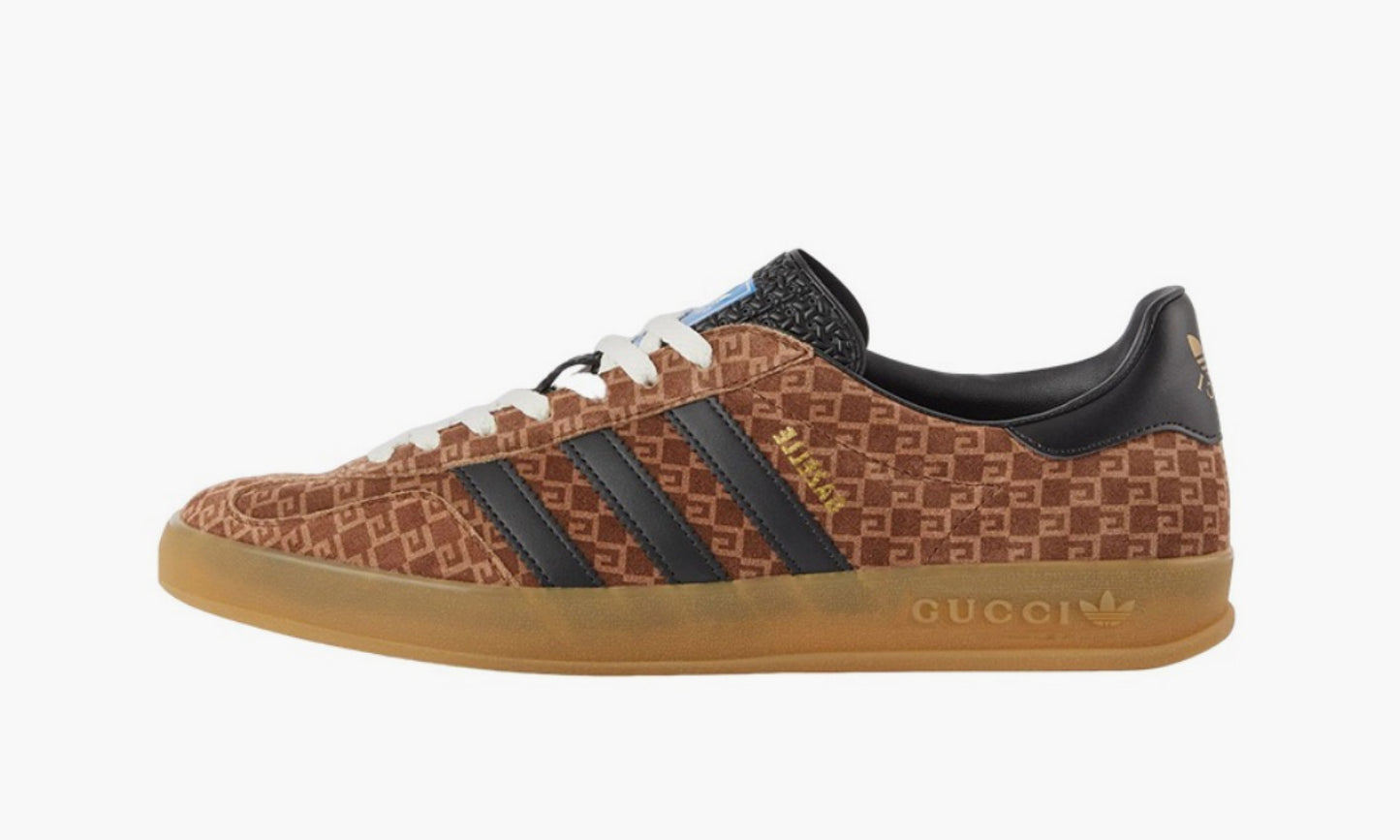 Adidas x Gucci Gazelle "Original GG Beige Brown Black" - 707847 AAA2V 8546 | Grailshop