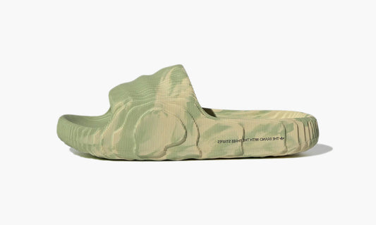 Adidas Adilette 22 Slides "Magic Lime St Desert Sand" - GY1597 | Grailshop