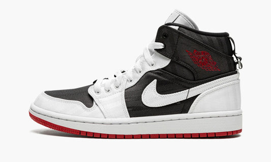 Nike Air Jordan 1 Mid SE Utility WMNS "Canvas White Black Gym Red" - DD9338 016 | Grailshop