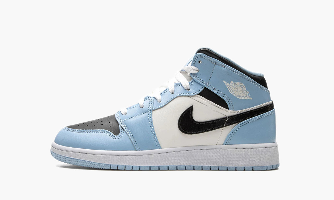 Nike Air Jordan 1 Mid GS “Ice Blue” - 555112 401 | Grailshop