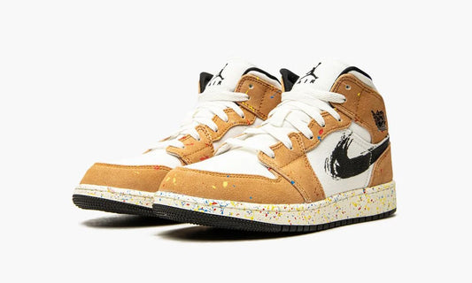 Air Jordan 1 Mid SE GS "Brushstroke" - DA8006 100 | Grailshop