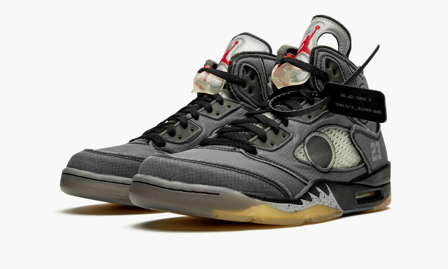 Nike Air Jordan 5 Retro "Off-White Black" - CT8480 001 | Grailshop