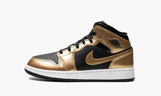 Nike Air Jordan 1 Mid GS “Metallic Gold Black” - DR6967 071 | Grailshop