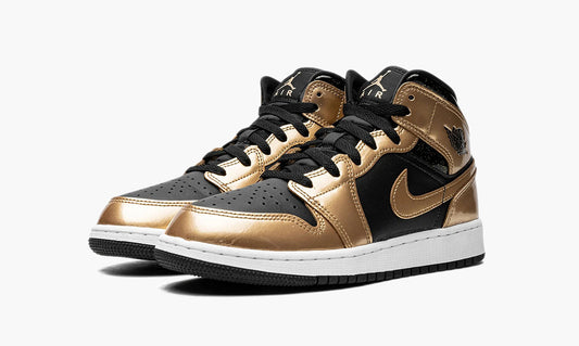 Nike Air Jordan 1 Mid GS “Metallic Gold Black” - DR6967 071 | Grailshop