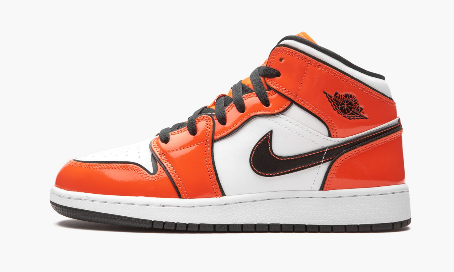 Air jordan 1 mid gs orange new arrivals
