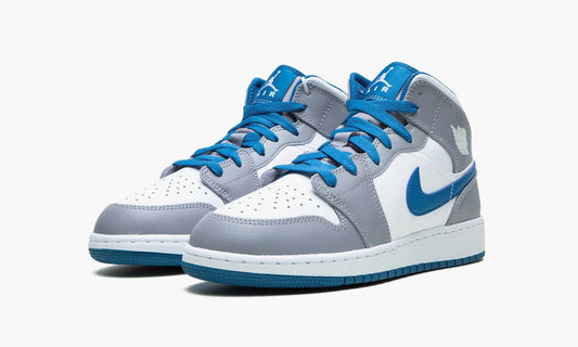 Jordan 1 Mid GS "True Blue Cement" - DQ8423 014 | Grailshop