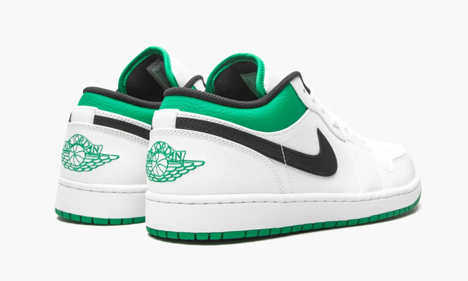 Nike Air Jordan 1 Low "White Lucky Green Black" - 553558-129 | Grailshop